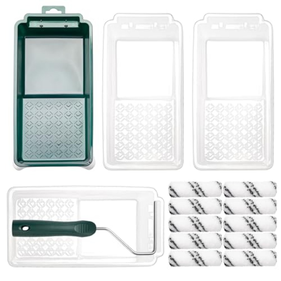 Home Improvement And Supply - 15 Pcs Small Roller, Tray, Tray