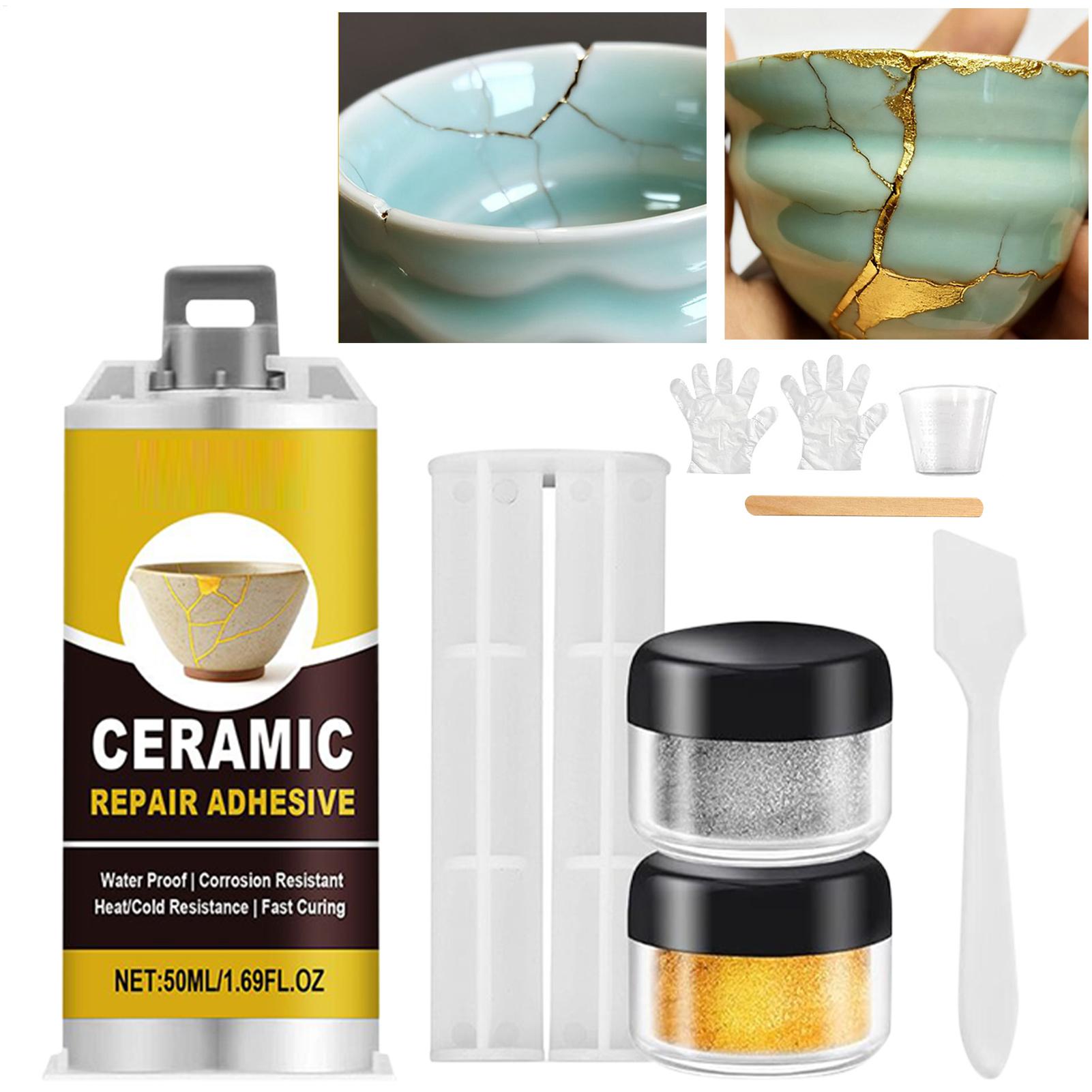 Tile Grout Repair - Japanese Kintsugi Ceramic Repair Kit Gold
