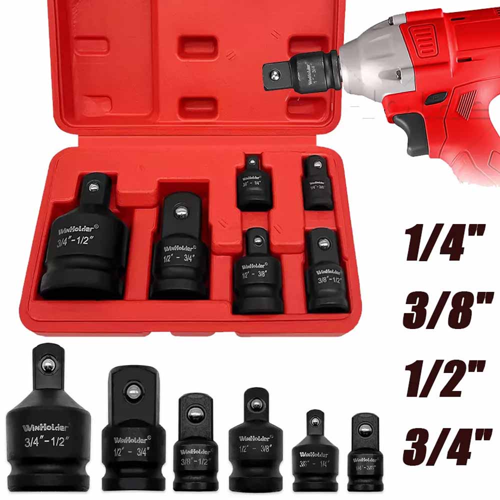 Home Improvement Tim Allen - Professional 6Pcs Impact Socket Wrench Adapter