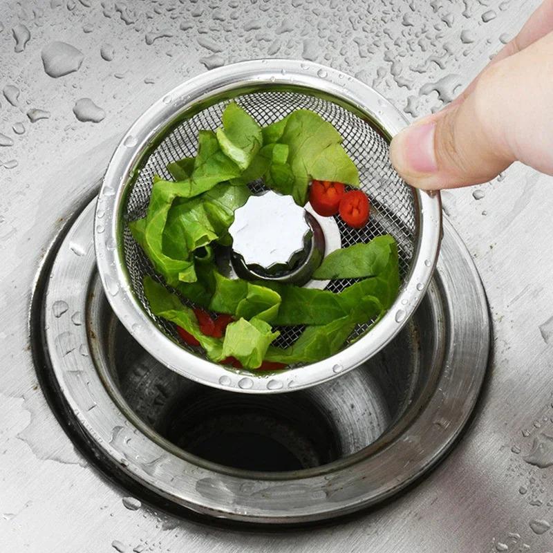 Home Improvement Mall - textureStainless Steel Sink Drain Mesh Filter