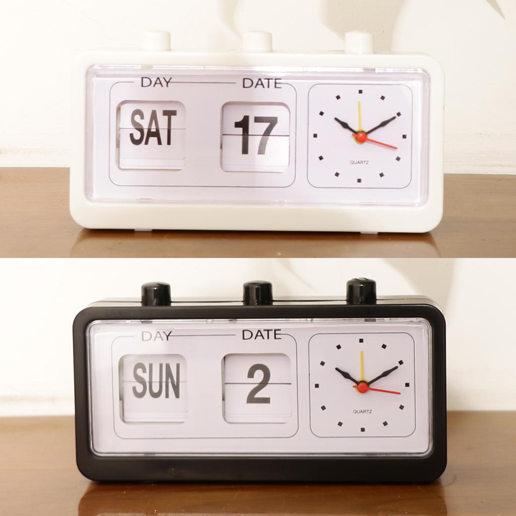 Home Improvement Ideas - Vintage Flip Alarm Clock Retro Calendar
