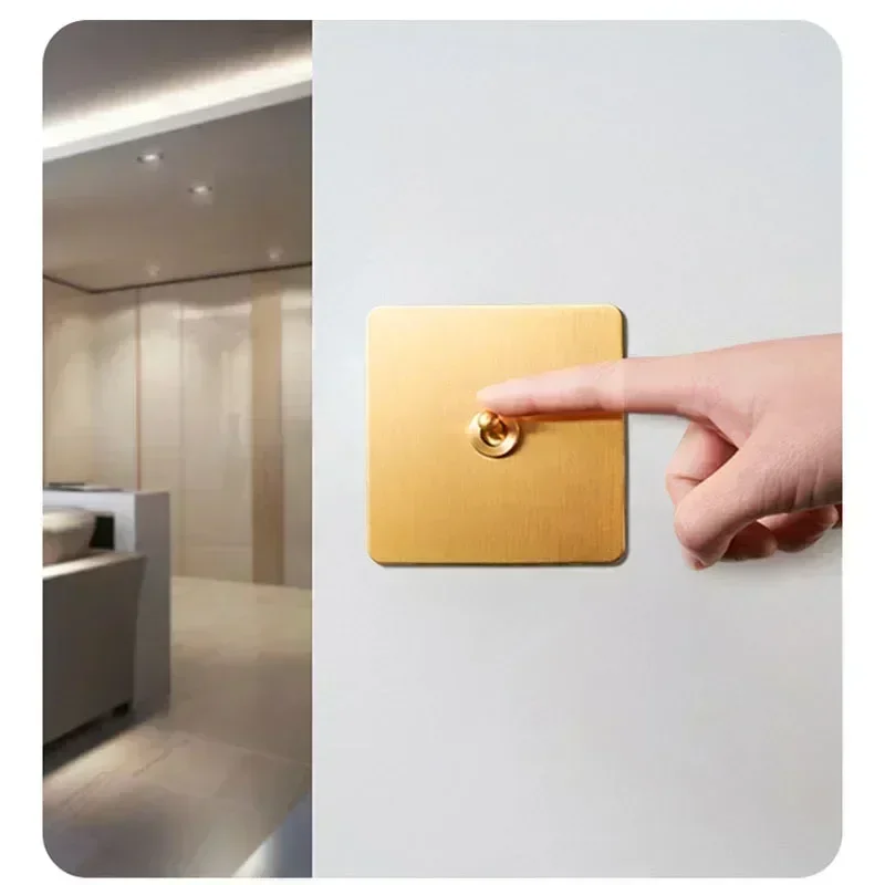 Wall Light Toggle Switch Gold  - Home Improvement Ideas reseña y precio
