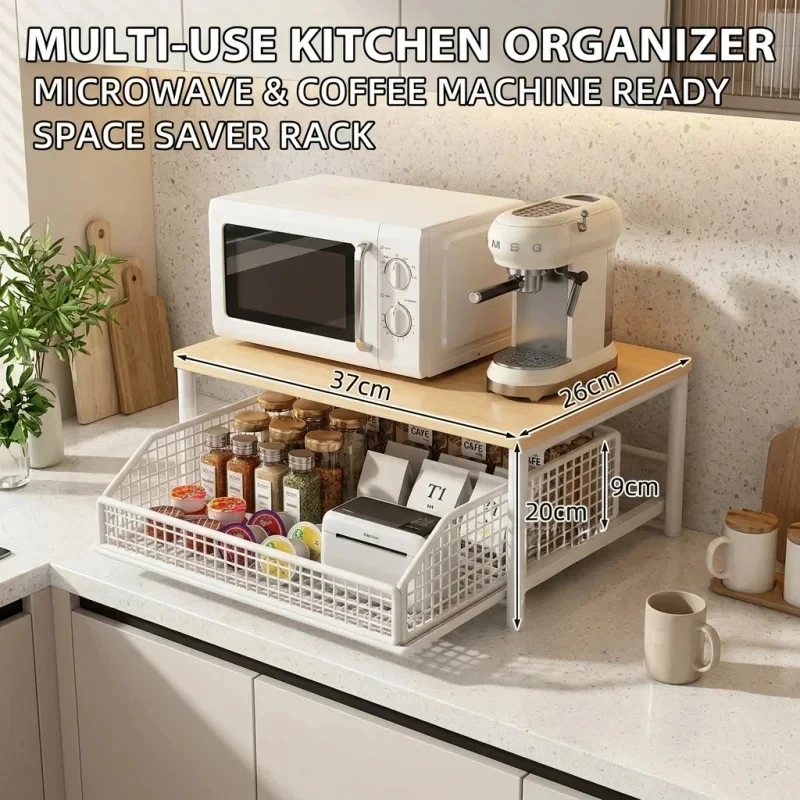Microwave Coffee Maker Shelf O - Home Improvement Mall reseña y precio