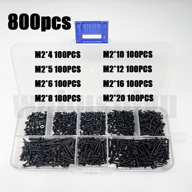 M2 black Flat Head Cross Carbo - Home Improvement And Diy reseña y precio
