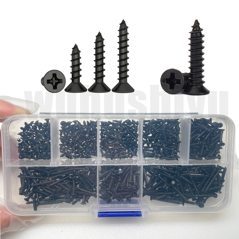 M2 black Flat Head Cross Carbo - Home Improvement And Diy reseña y precio