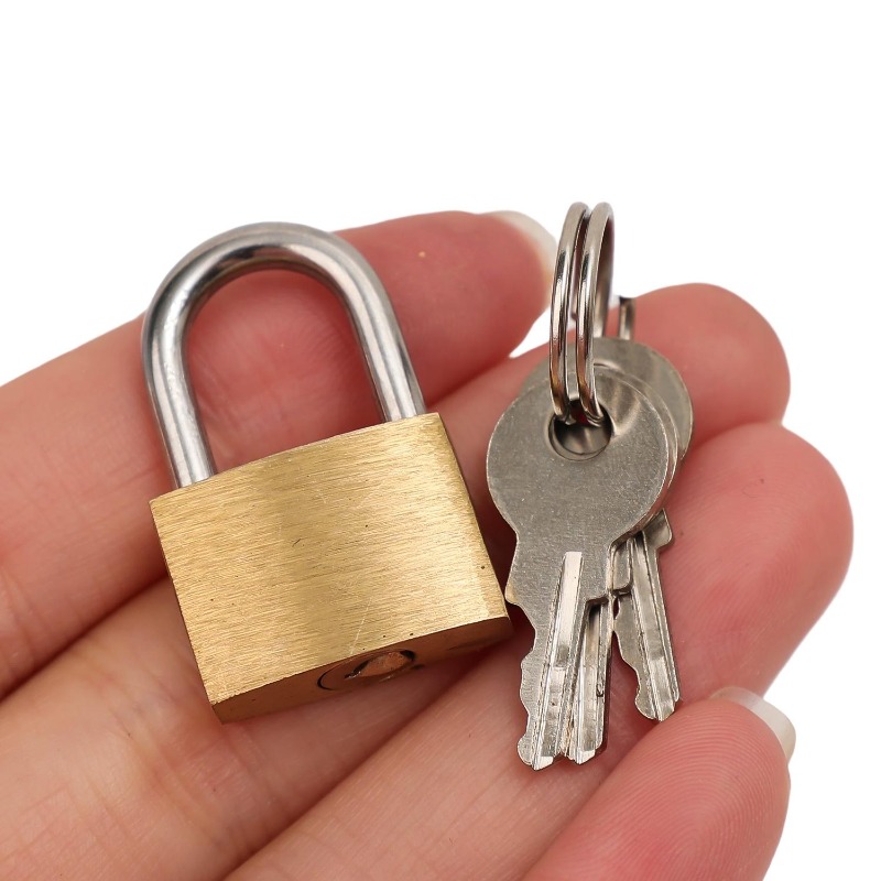 1/10PCS Mini Copper Locks Lugg - Home Improvement And Supply reseña y precio