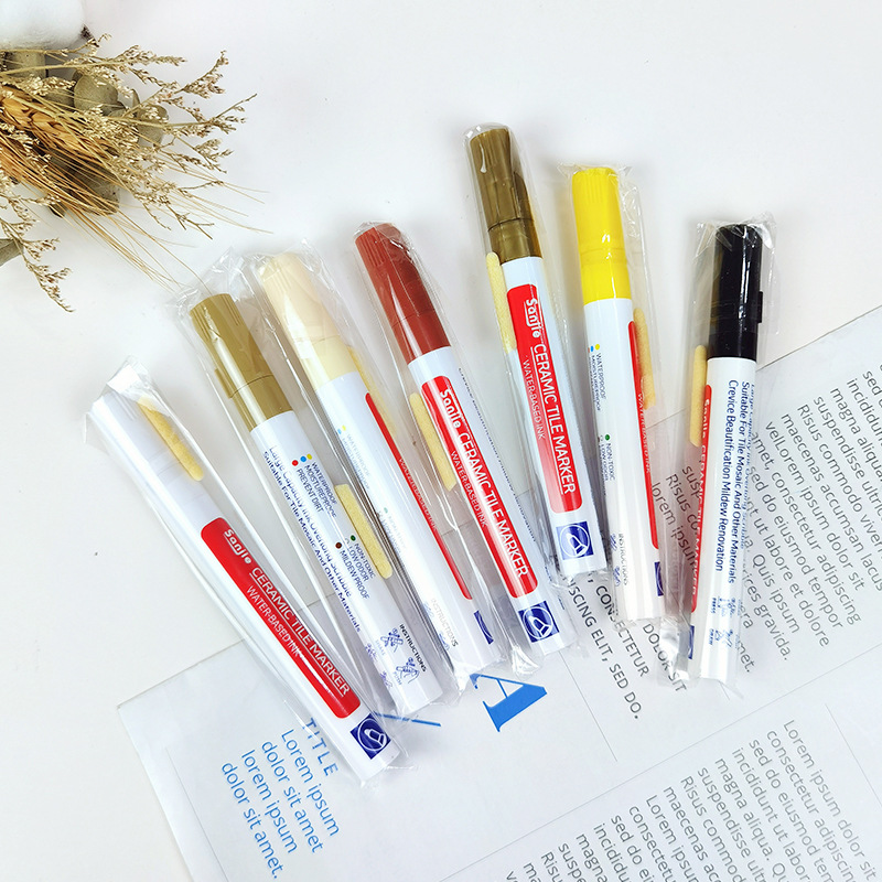 3 Pcs Waterproof White Marker  - Tile Grout Repair reseña y precio