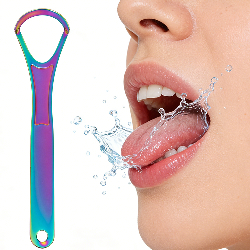Stainless Steel Tongue Scraper - Home Improvement Mall reseña y precio