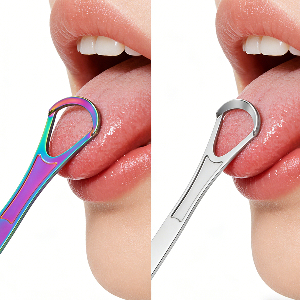 Stainless Steel Tongue Scraper - Home Improvement Mall reseña y precio