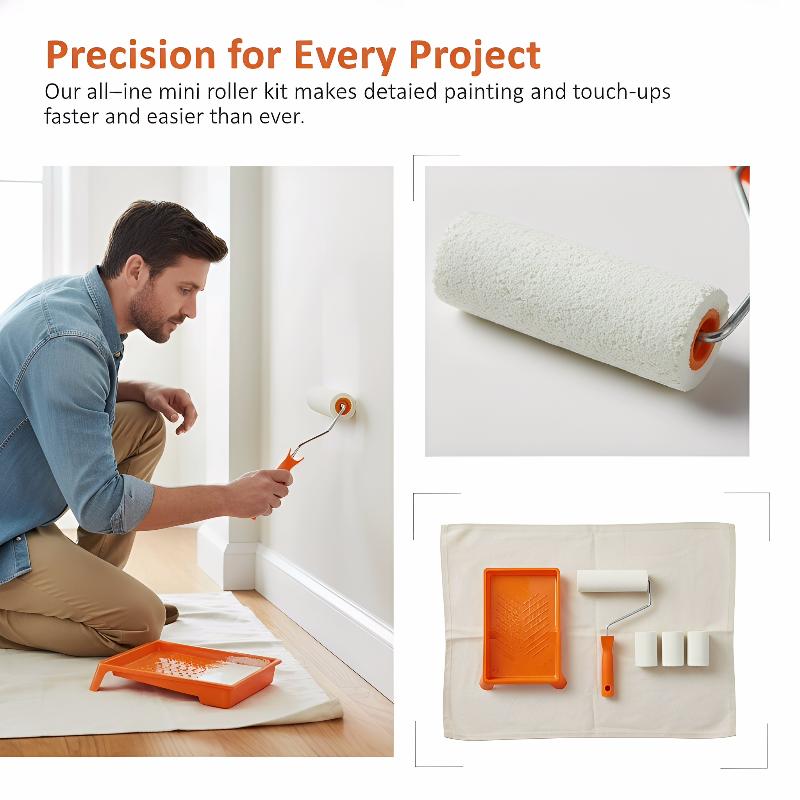 6Pcs Foam Paint Roller Kit 2 I - Home Improvement Ideas reseña y precio