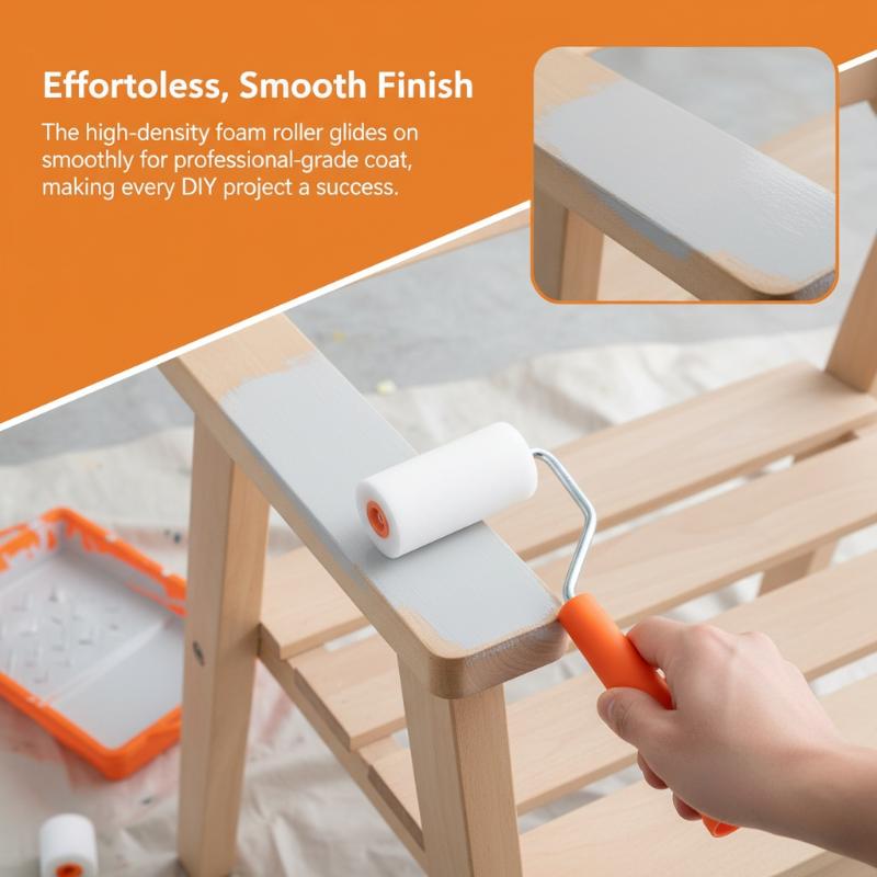 6Pcs Foam Paint Roller Kit 2 I - Home Improvement Ideas reseña y precio