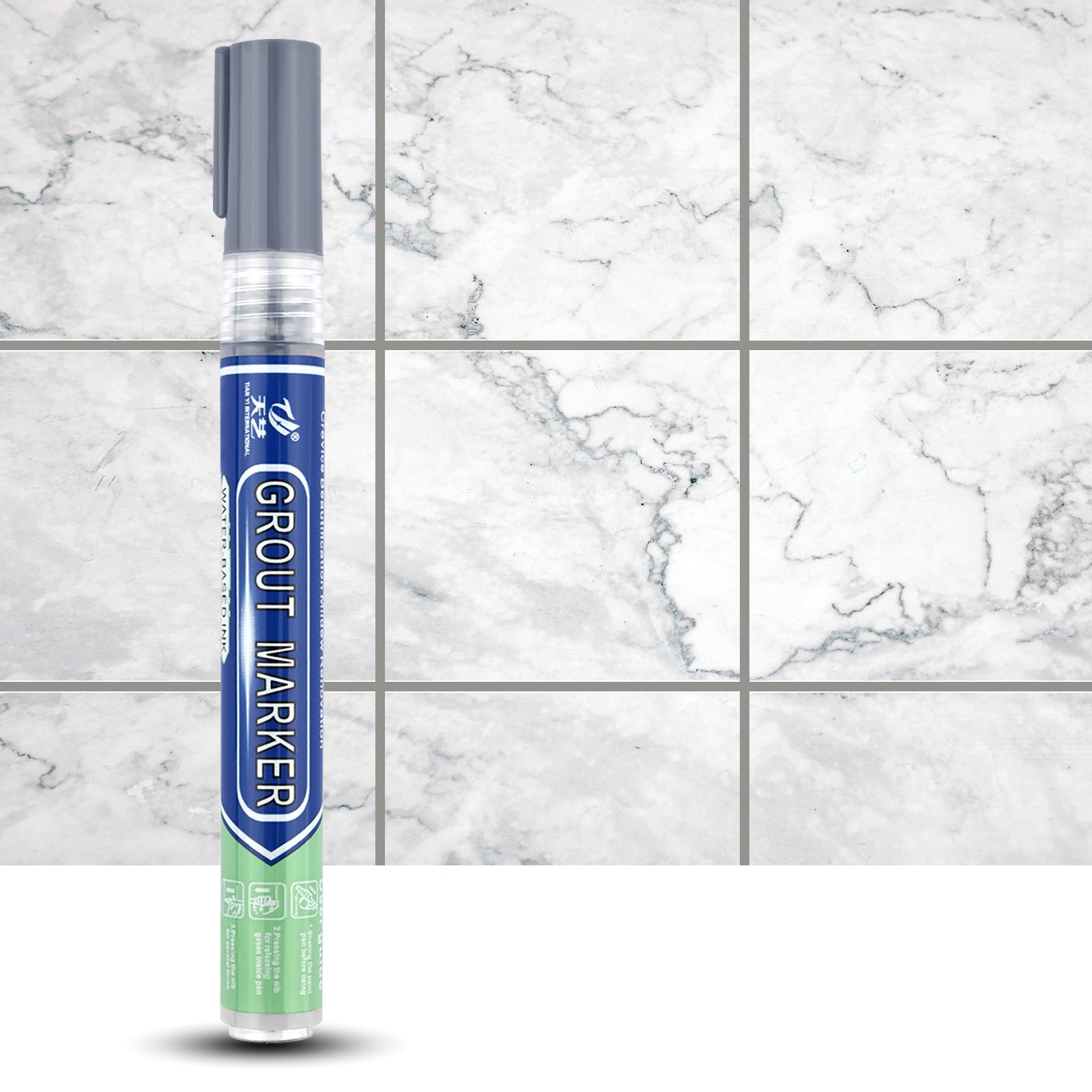 12Color Waterproof White Wall  - Tile Grout Repair reseña y precio