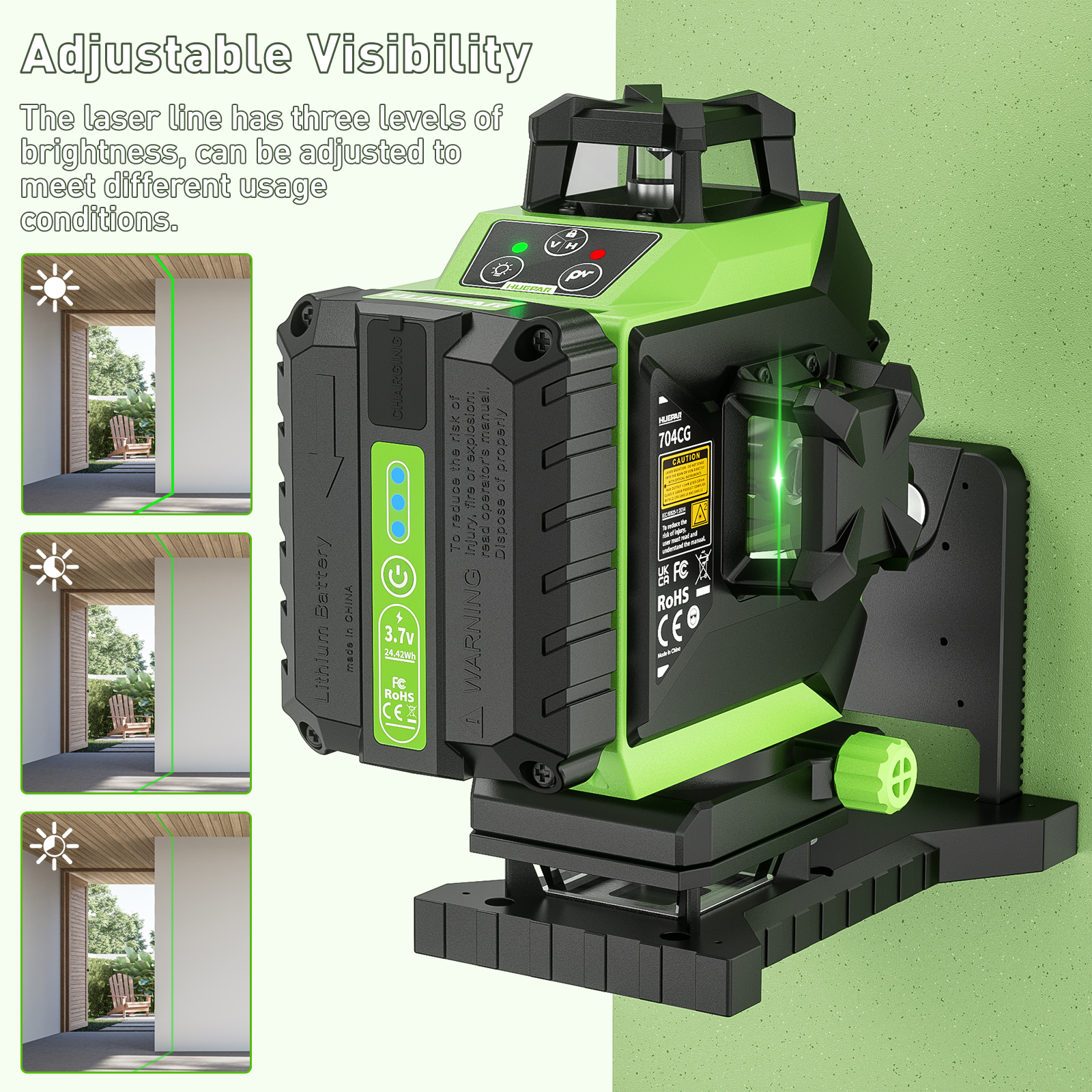 Huepar 704CG Digital 4D 16-Lin - Level Laser Line reseña y precio