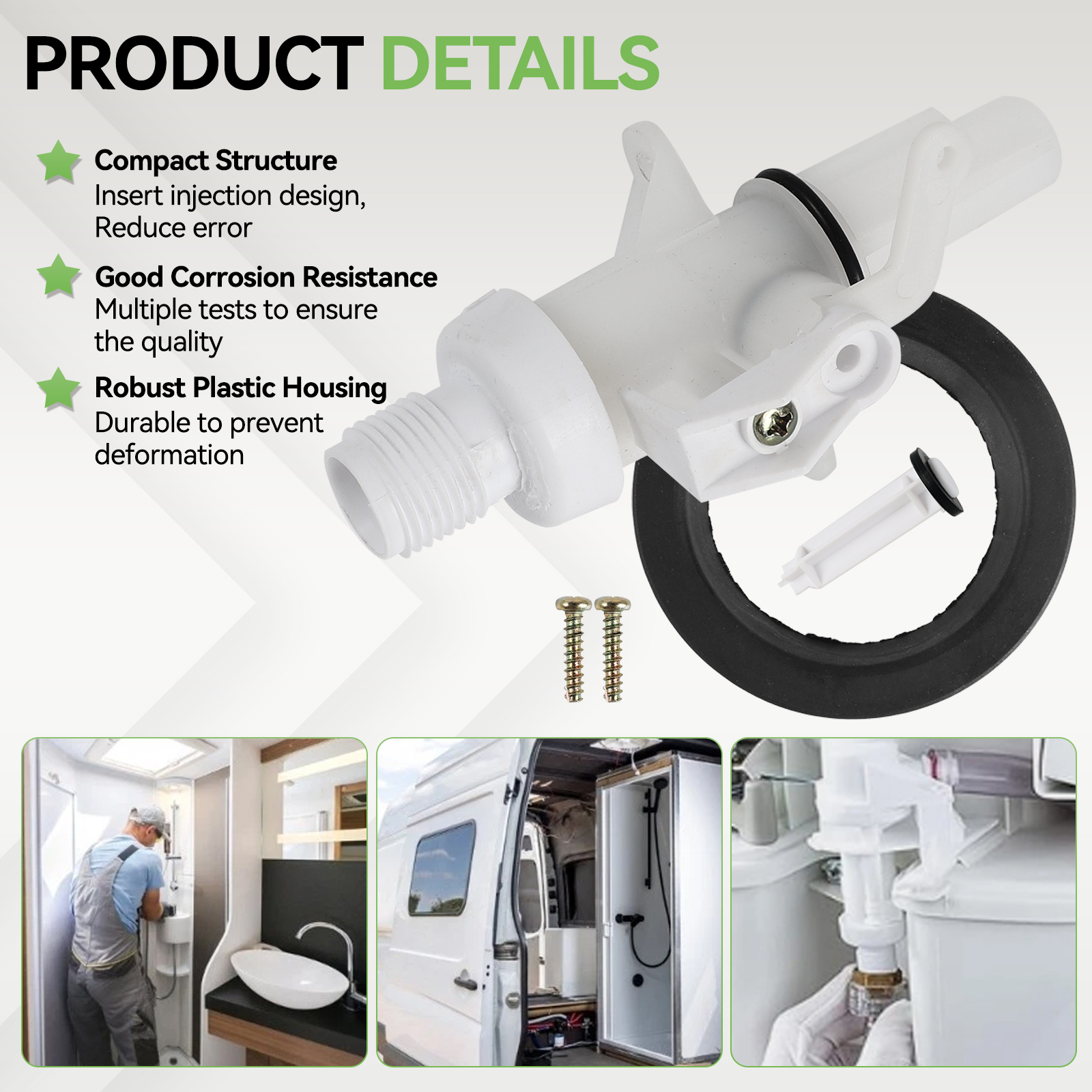Upgraded Water Valve Kit For T - Toilet Flush Valve reseña y precio