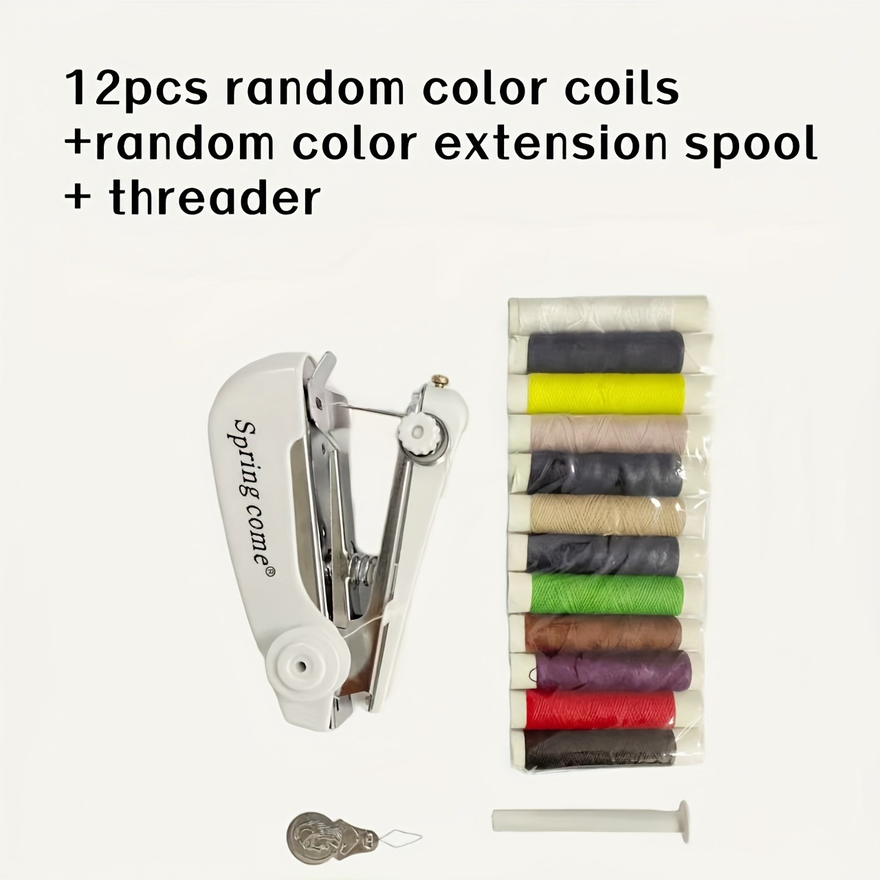 1pc White Portable Mini Sewing - Home Improvement Mall reseña y precio