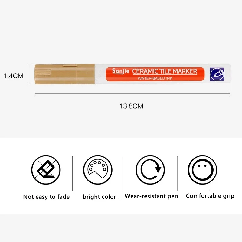 White Waterproof Tile Marker G - Tile Grout Repair reseña y precio