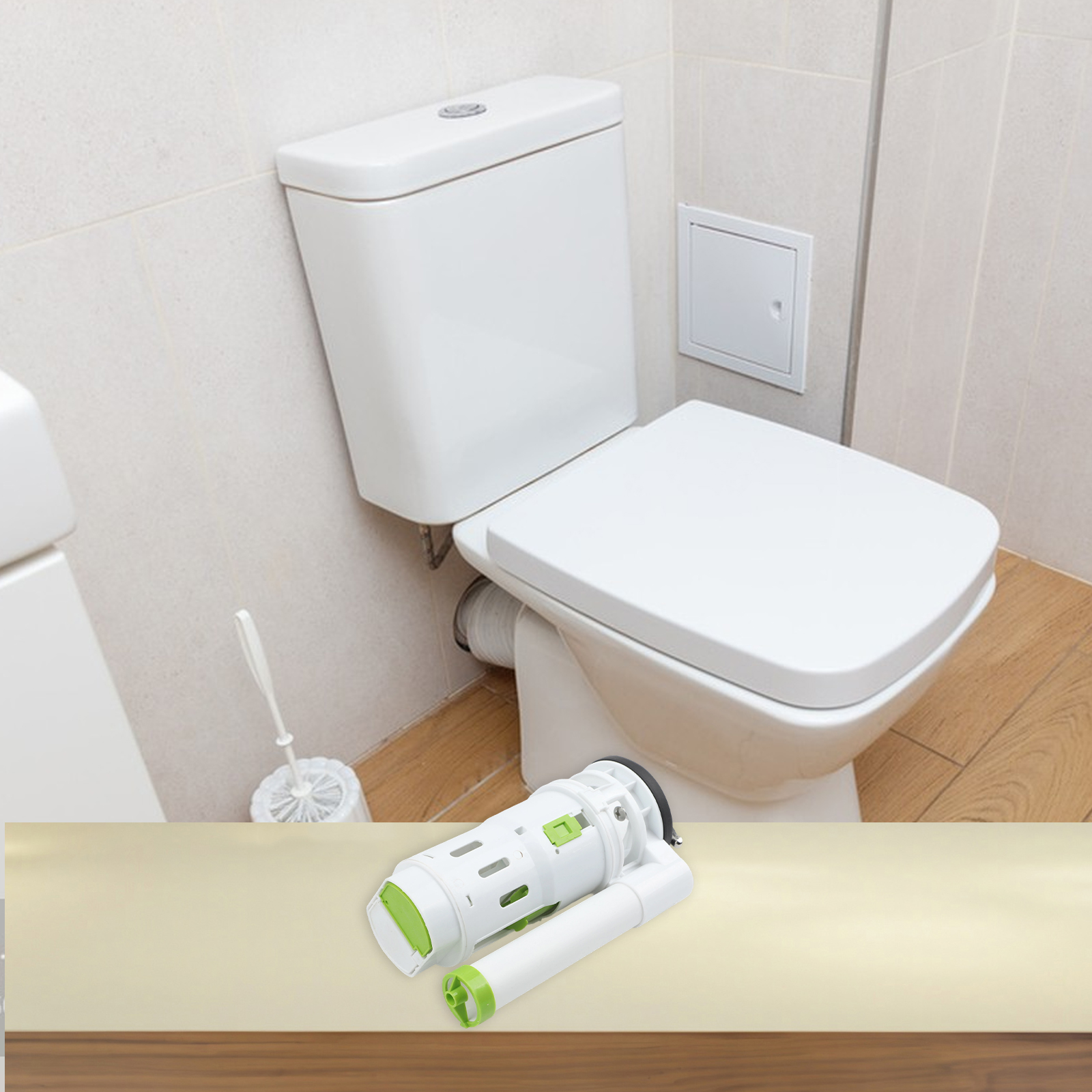 Dual Flush Toilet Kit Adjustab - Toilet Flush Valve reseña y precio