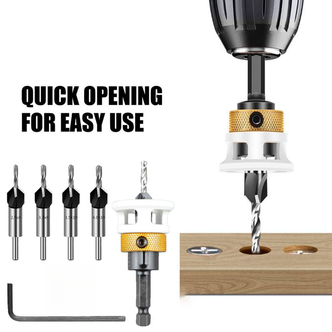 DIY Drilling Kit Countersink W - Home Improvement Shows reseña y precio