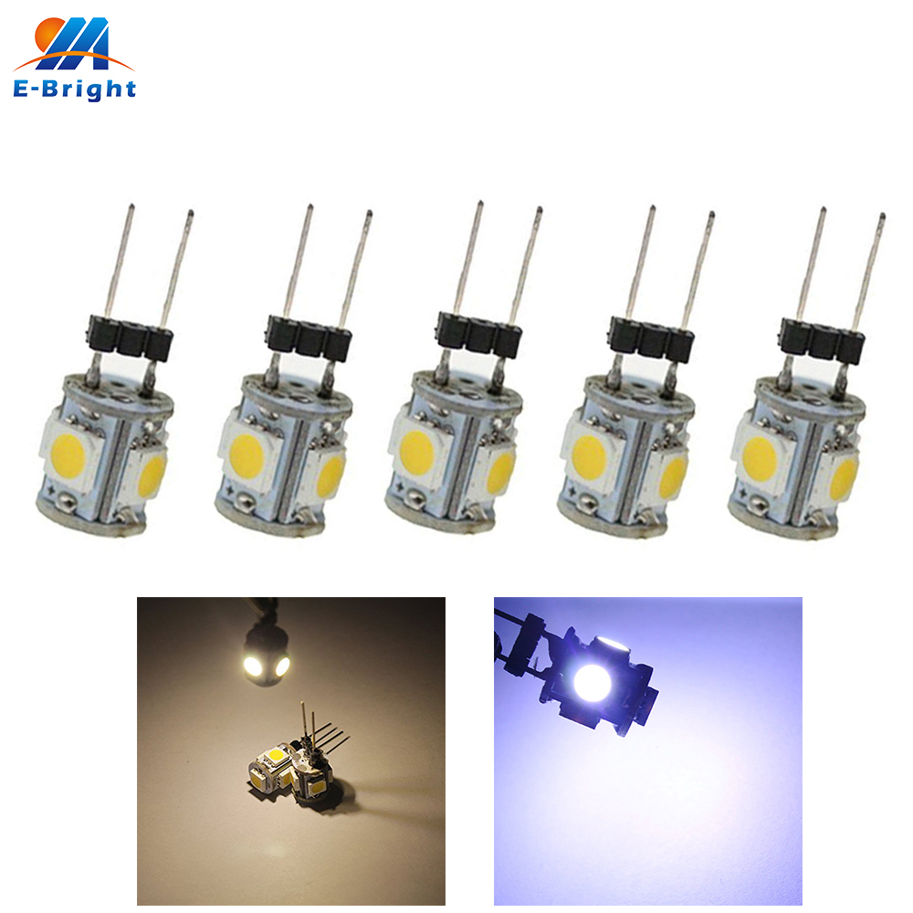10pcs DC12V G4 5050 5 SMD LED  - Home Improvement Cars reseña y precio