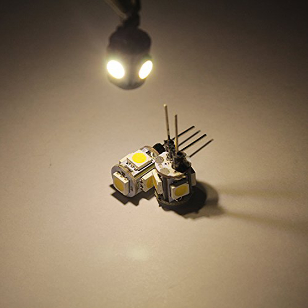 10pcs DC12V G4 5050 5 SMD LED  - Home Improvement Cars reseña y precio