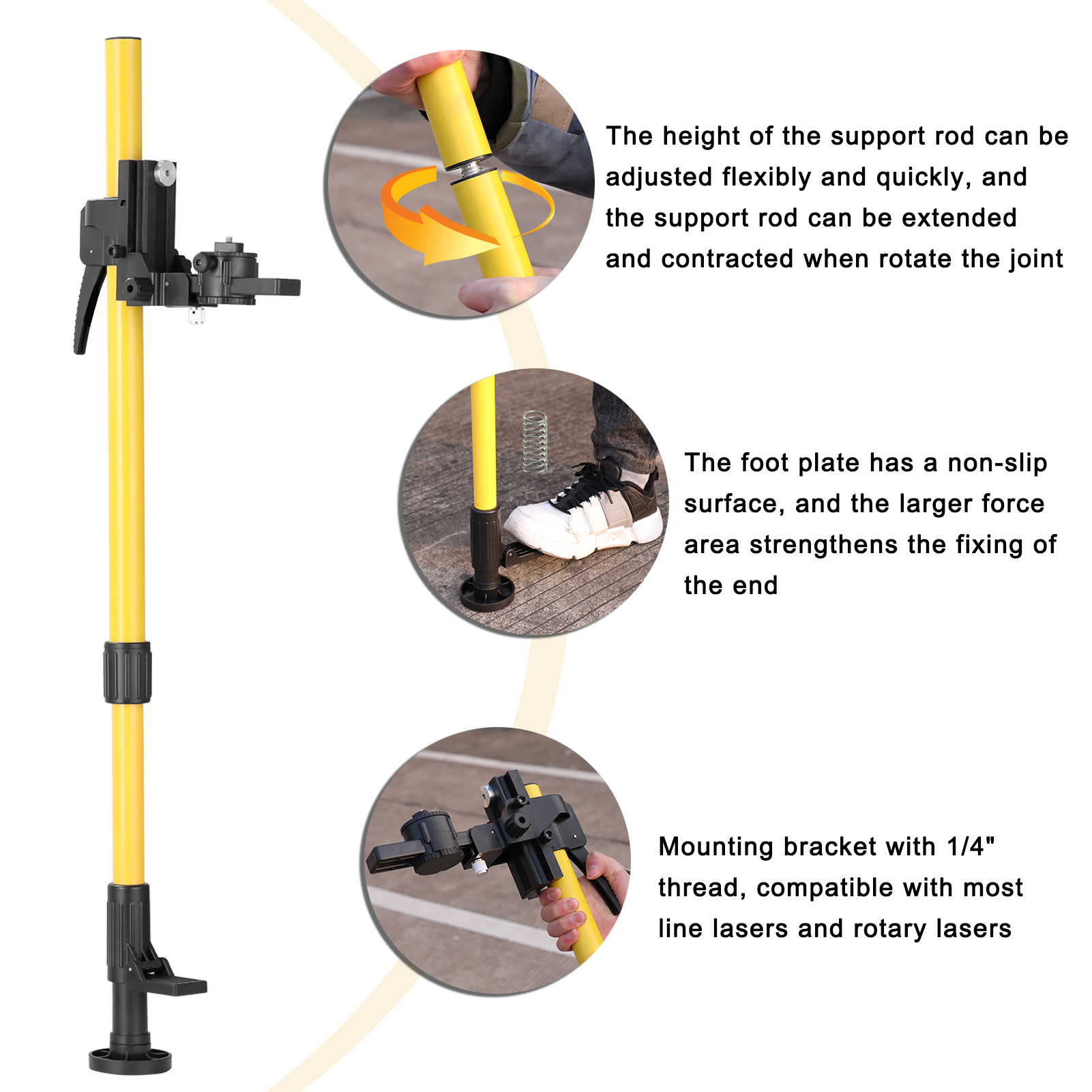 Max 4.2m Height Adjustable Lin - Level Laser Line reseña y precio