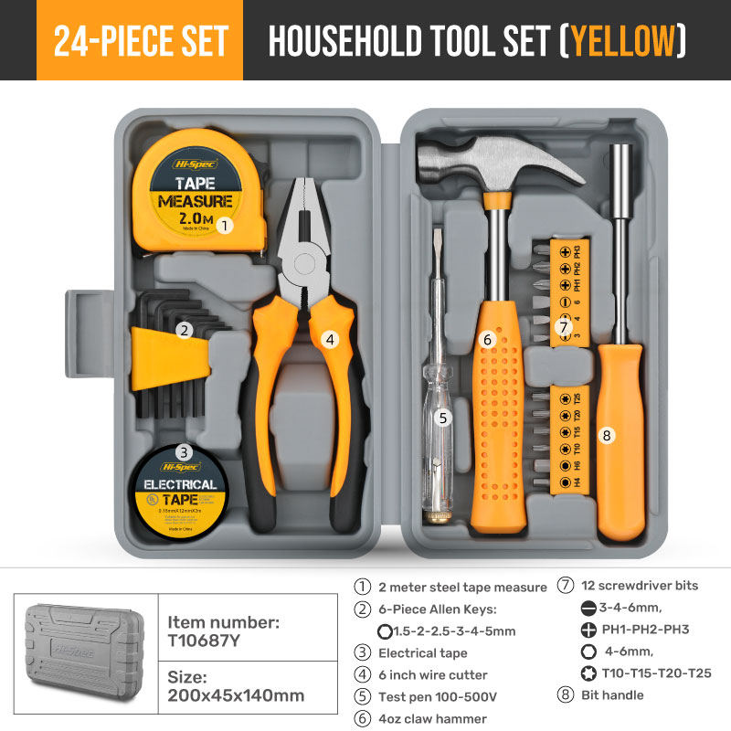 24-Piece Compact Home & Office - Home Improvement Warehouse reseña y precio