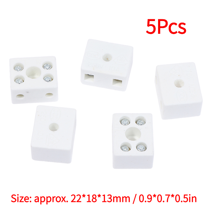 5Pcs Ceramic Post Terminal Blo - Home Improvement And Supply reseña y precio