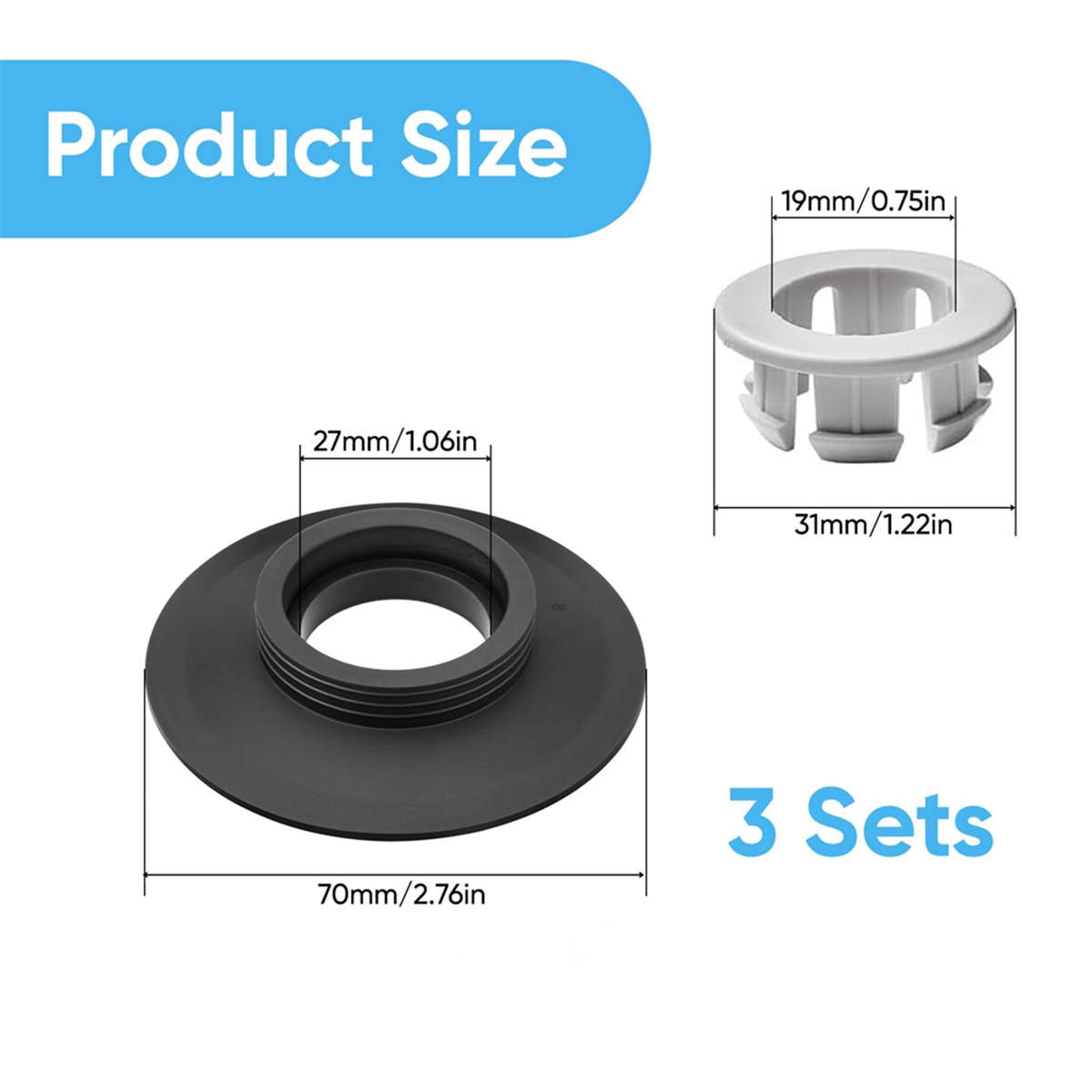 AA25 For Flush Valve Seal,3 Pa - Toilet Flush Valve reseña y precio