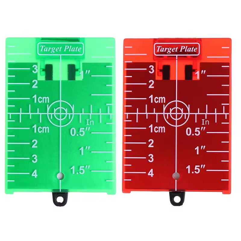 Red/green Target Plate Card Wi - Level Laser Line reseña y precio