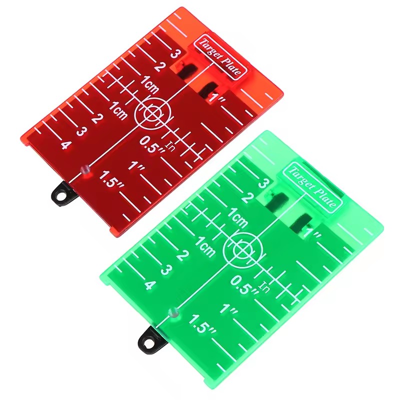 Red/green Target Plate Card Wi - Level Laser Line reseña y precio