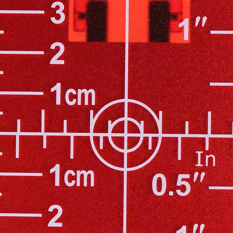Red/green Target Plate Card Wi - Level Laser Line reseña y precio