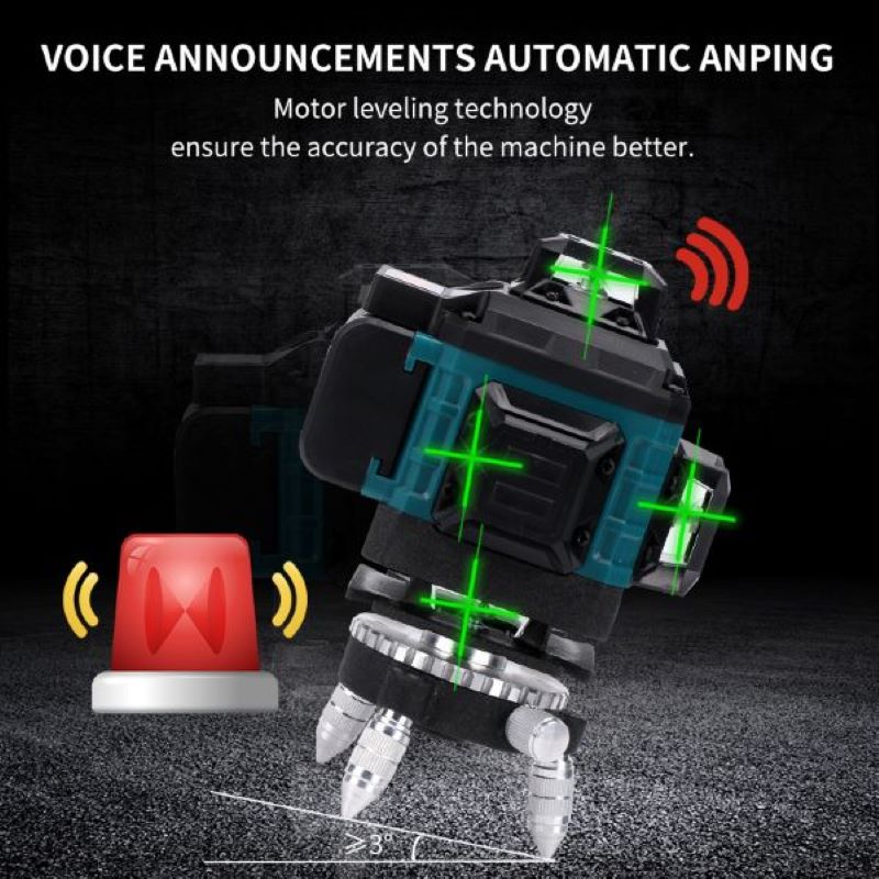 Digital 16 Line 4d Green Whole - Level Laser Line reseña y precio