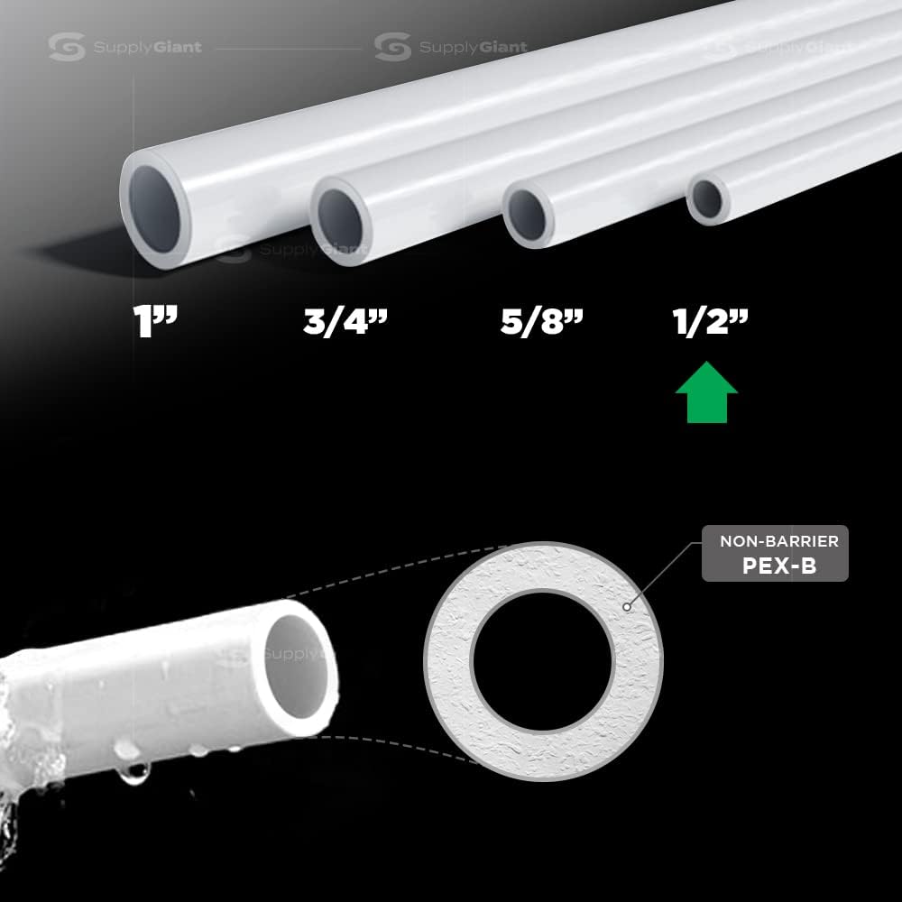 Supply Giant PEX-B Pipe 1/2 In - Home Improvement And Supply reseña y precio