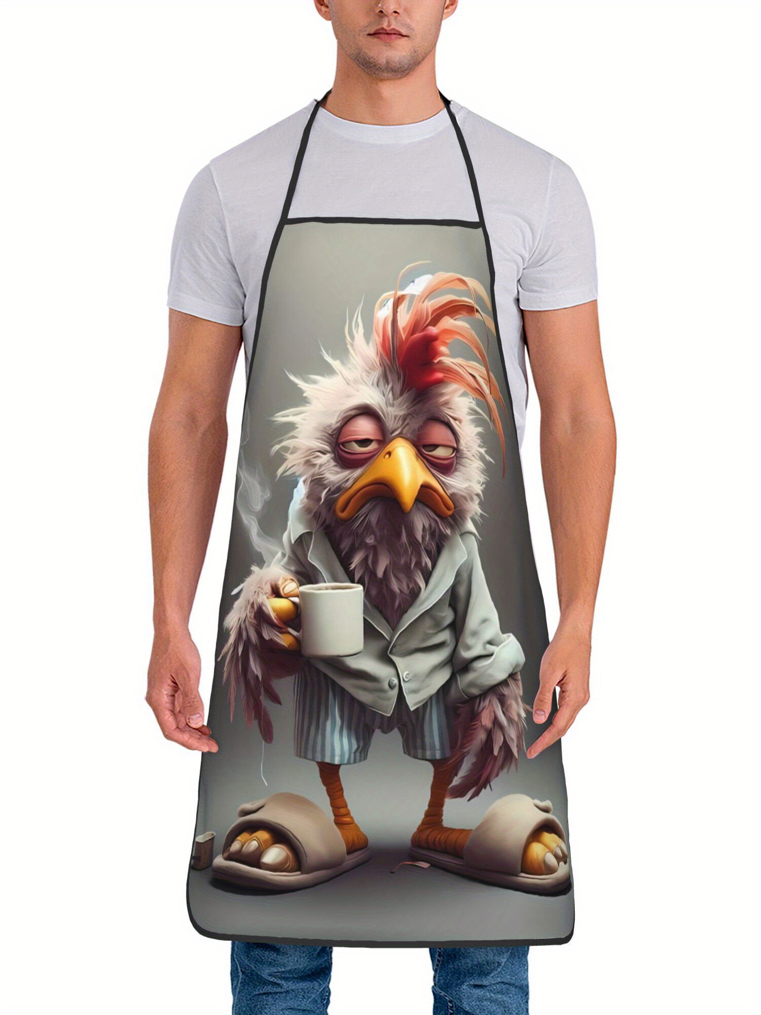 1-Piece Cartoon Chick Apron, S - Home Improvement Mall reseña y precio