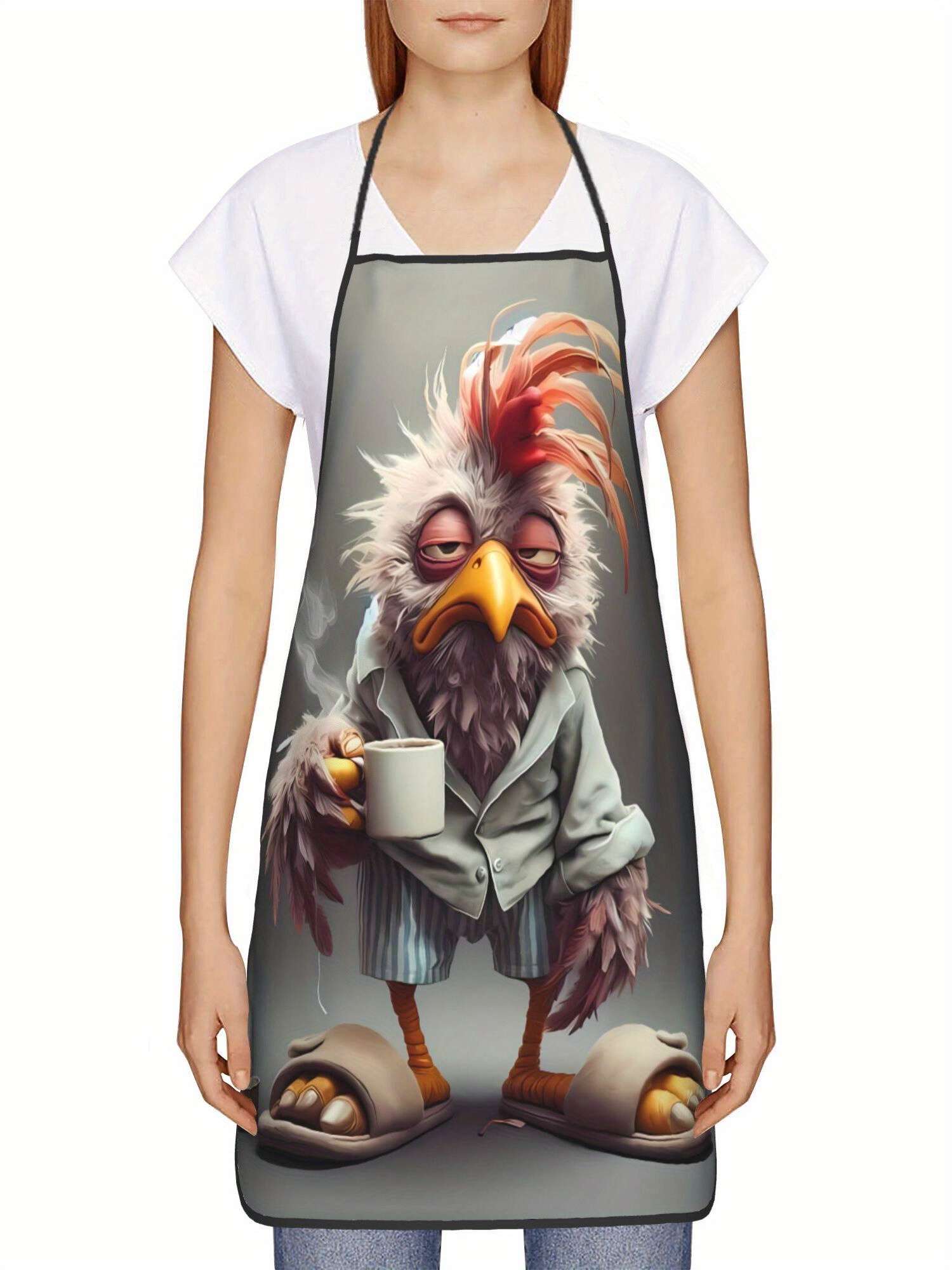 1-Piece Cartoon Chick Apron, S - Home Improvement Mall reseña y precio