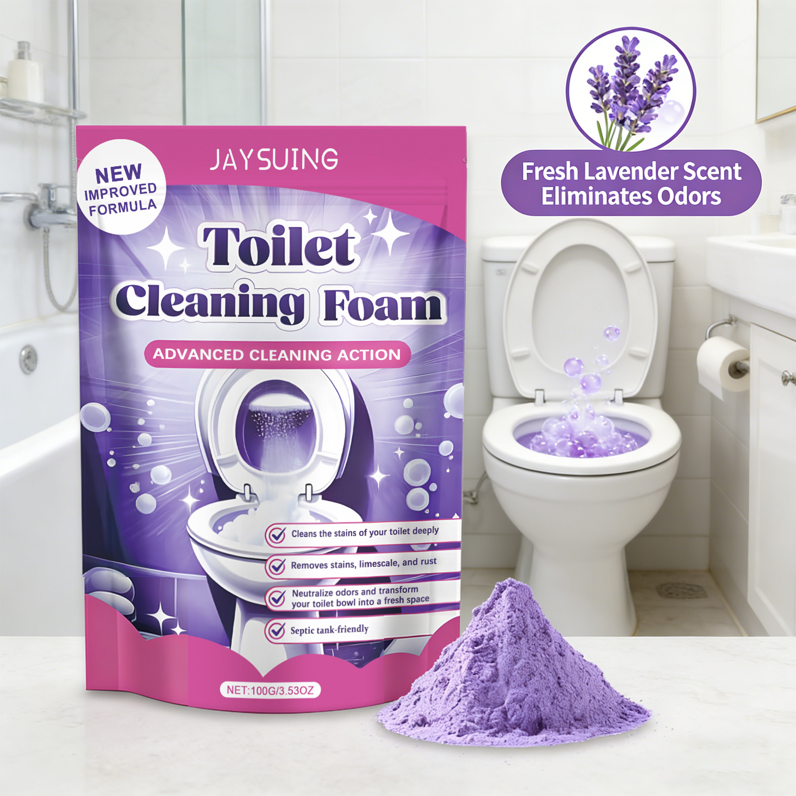 Toilet Cleaning Powder Powerf - Home Improvement Mall reseña y precio