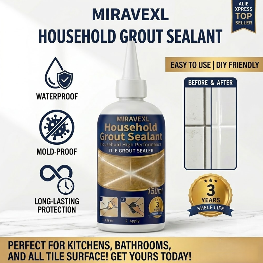 MIRAVEXL Waterproof Grout: Pre - Tile Grout Repair reseña y precio