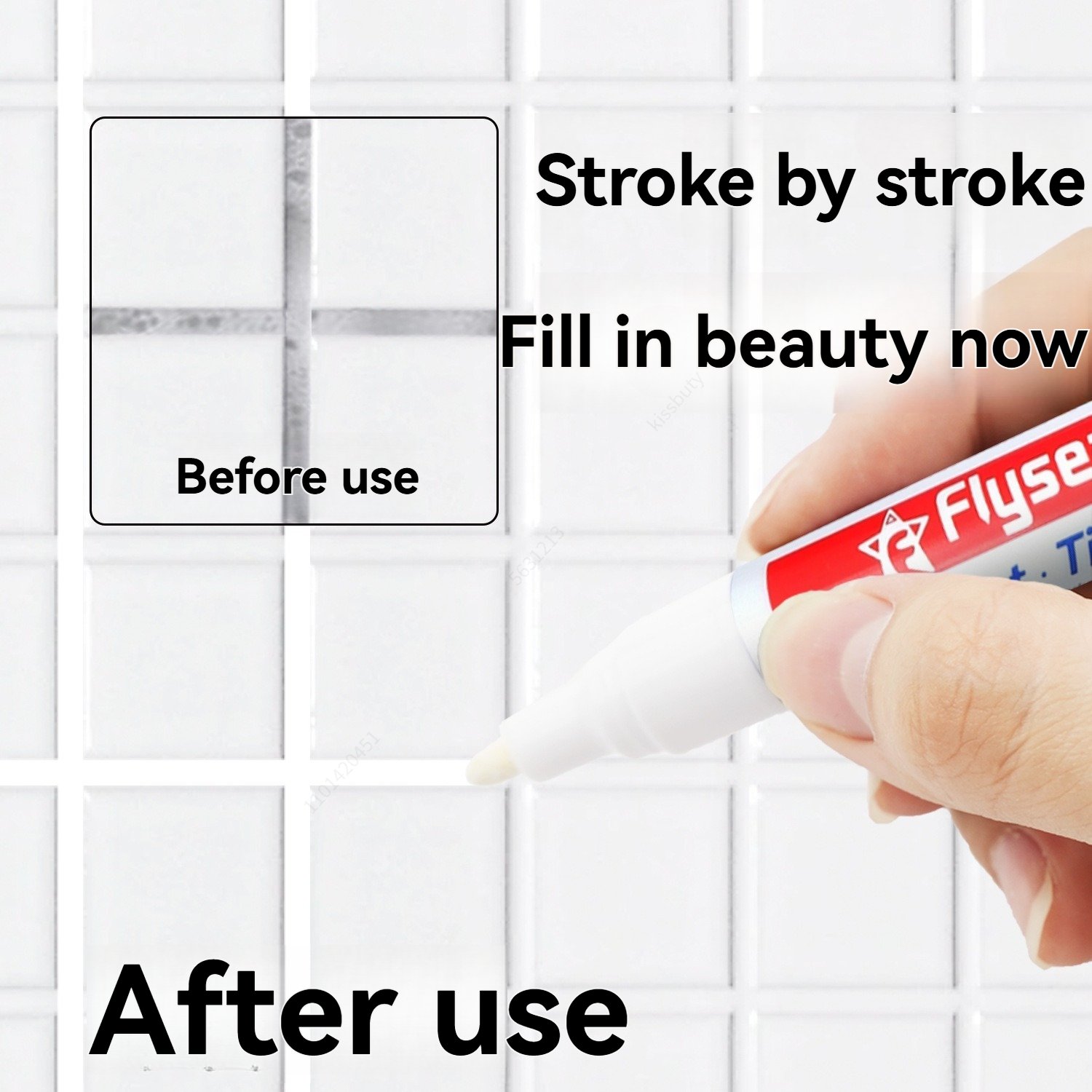 1/3/6Pcs White Waterproof Tile - Tile Grout Repair reseña y precio