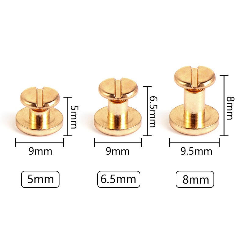 10PCS Leather Rivets Double Ca - Home Improvement And Supply reseña y precio