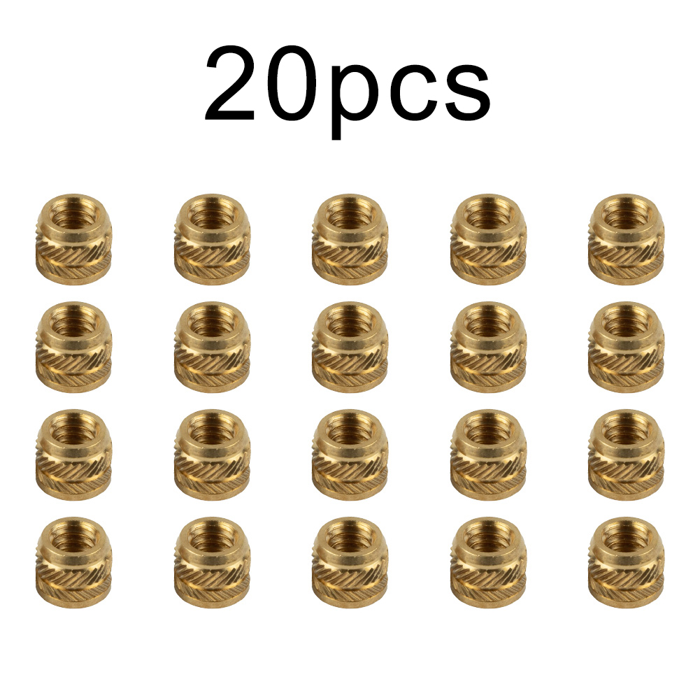 20pcs Brass Nuts 1/4-20 Thread - Home Improvement Warehouse reseña y precio