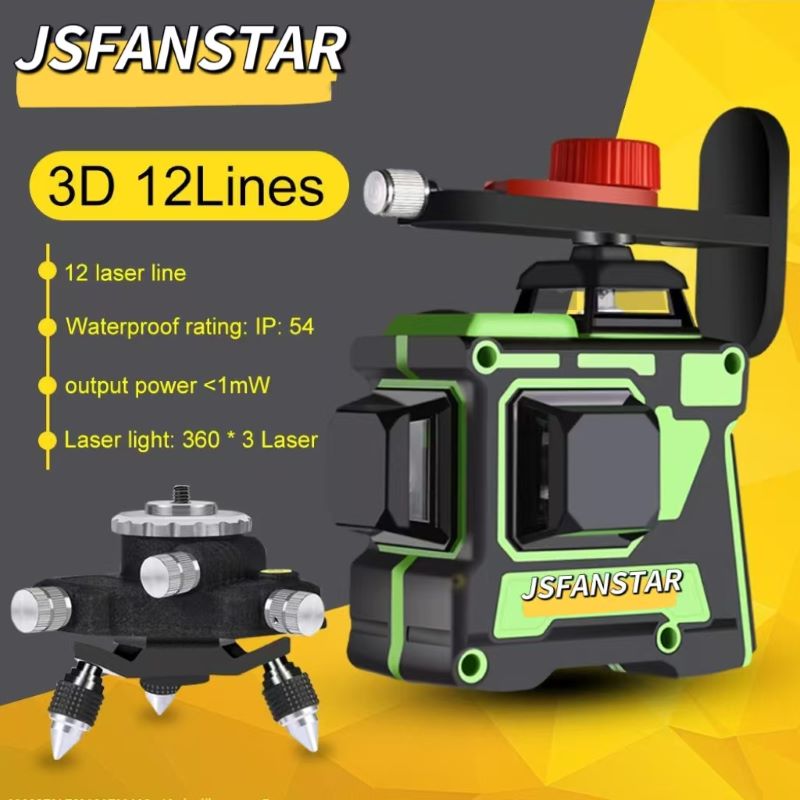 ATV3d 12 Lines Rechargeable Li - Level Laser Line reseña y precio